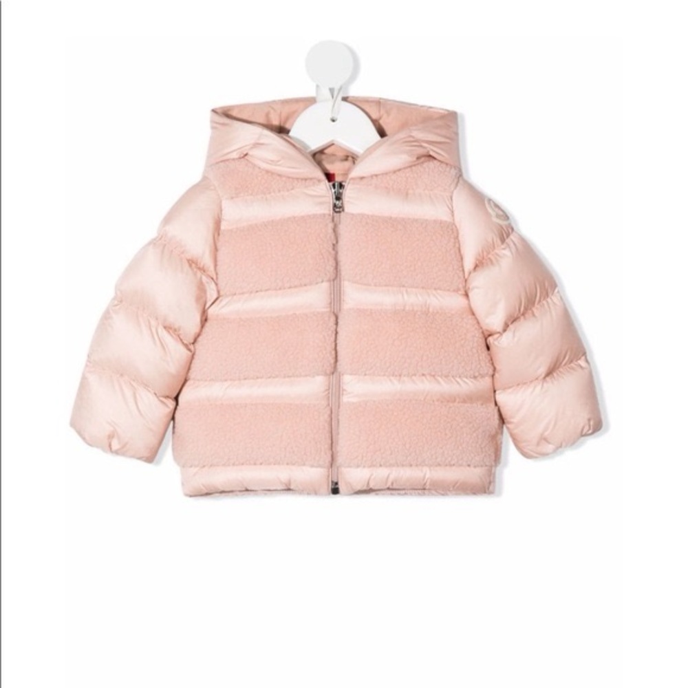 Moncler Pink Kids Puffer Jacket
